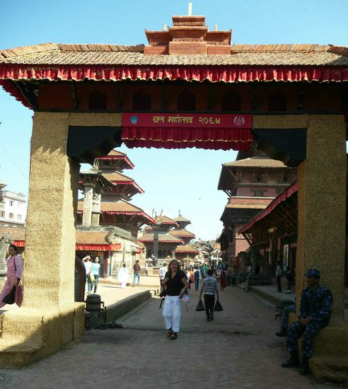 Der Eingang zum Durbar Square
