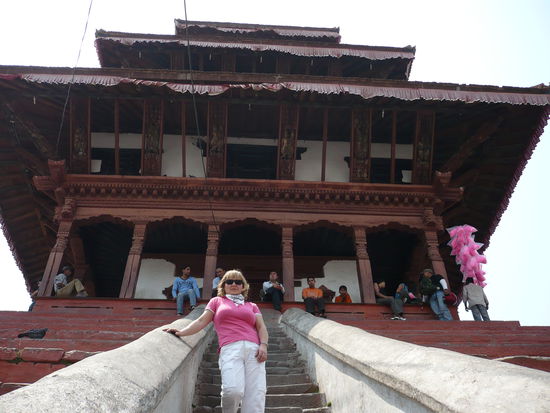Ein schöner Tempel, dort kann man in Ruhe Leute beobachten