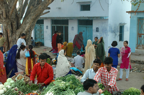 So bunt und farbenfroh hatte ich mir Indien vorgestellt.