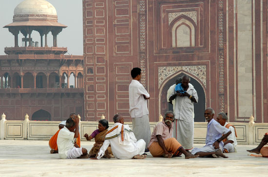 Sit in vorm Taj Mahal