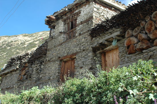 Altes Haus in Manang
