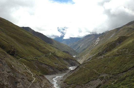 Unser Weg Richtung Thorang Phedi
