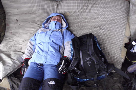 in der ich mich in die Kissen plumpsen ließ