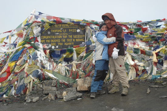 Völlig fertig, freue ich mich mein Ziel erreicht zu haben