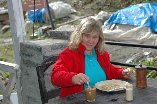 Frühstück mit Reaggy Musik im Bob Marley Hotel