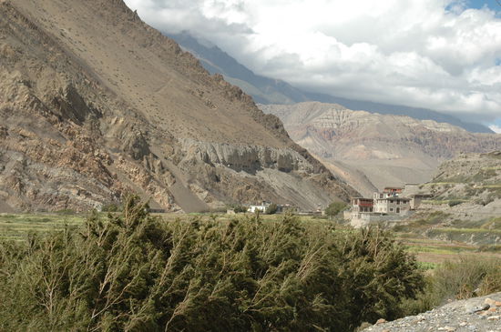 Rückblick nach Kagbeni