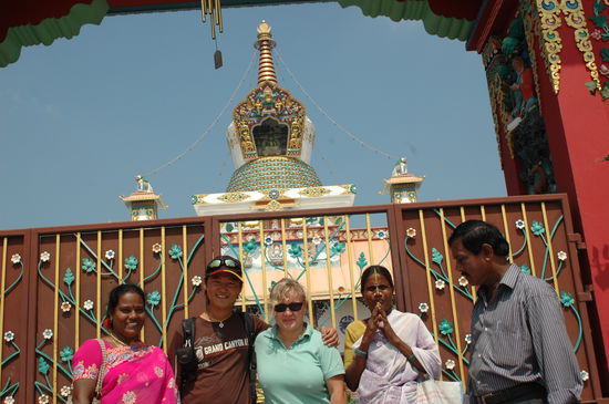 Erst wollten sie mit auf unser Foto