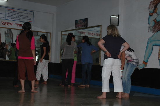 Warm machen vor dem Showdown