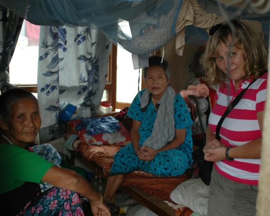 Die Frauen begegneten mir mit Neugierde und Herzlichkeit