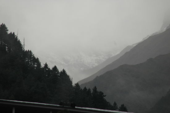 .......keine Berge, nur Nebel des Grauens