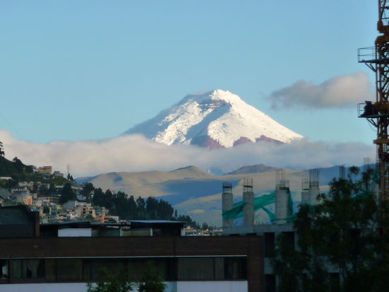 Cotopaxi (5898m), vom Hausdach