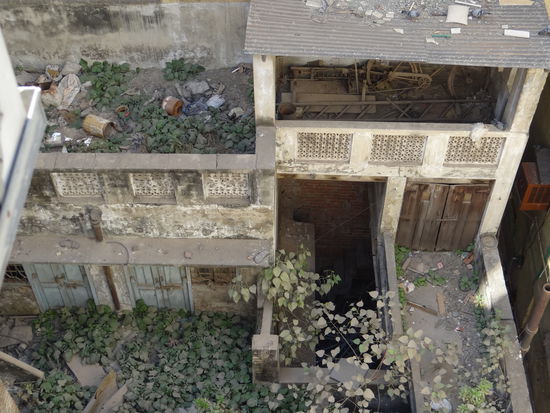 aussicht von unserem zimmer in delhi