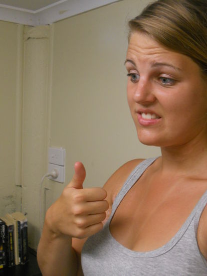 Aber ja Gottseidank nur fuer 2 Naechte...