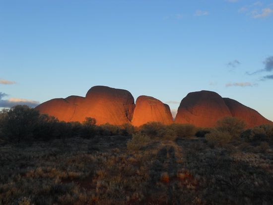 Sunset @ the Olgas