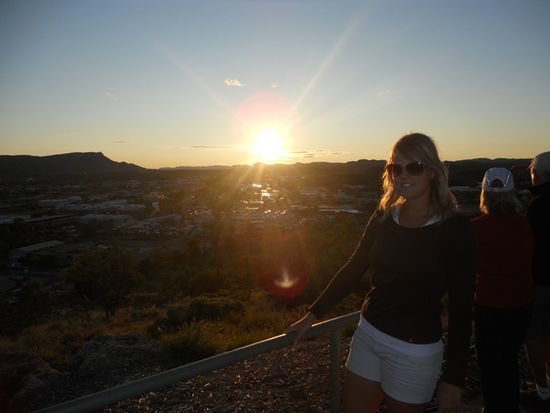 Sunset ueber Alice Springs...