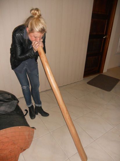 Jannika am spielen...