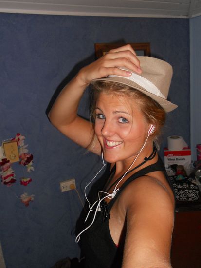 Michelles Hut geklaut... 
Mann war ich eine Stimmungskanone an dem Tag 