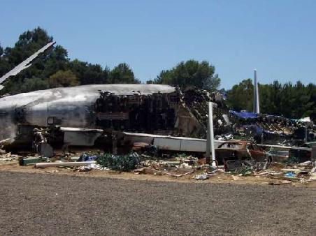 Das Set vom Film "War of the Worlds" in den Universal Studios