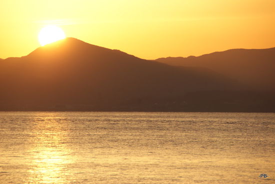 Sonnenuntergang auf den Amakusa-Islands