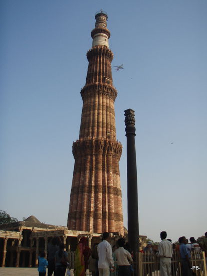 Das Qutb-Minar.