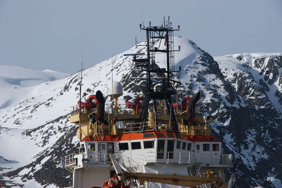 Im Hafen von Honningsvag.