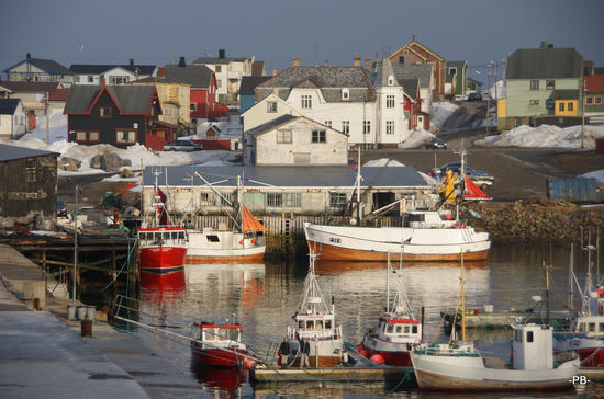 Der Hafen von Vardo.