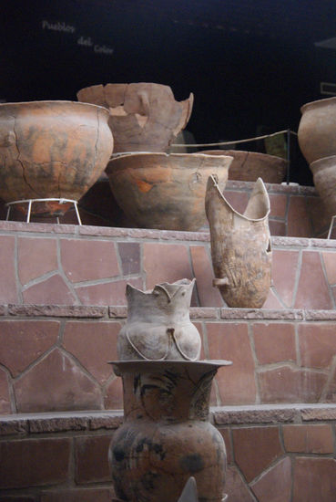 Im Museum der Vorgeschichte.