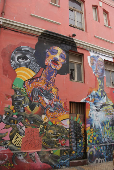 Valparaiso ist eine bunte Stadt.