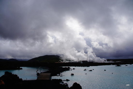 "Abfallprodukt" eines thermischen Kraftwerks: Die blaue Lagune.