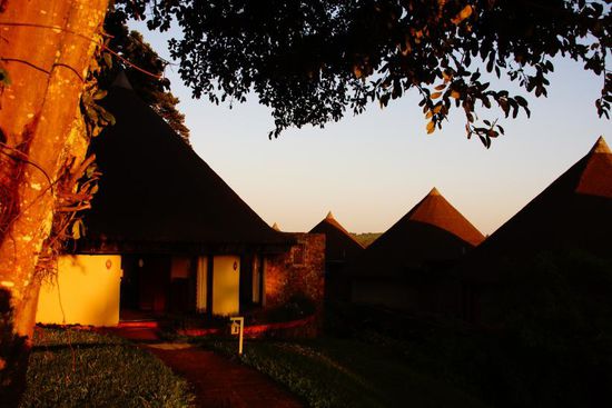 hinten links: Mein Zimmer.