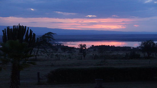 Abenddämmerung am Lake Elementaita.
