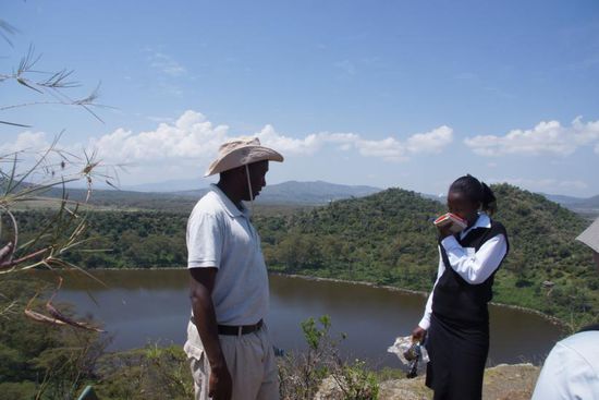 Wir sind unterwegs mit Ranger Walther und Trainee Judith.
