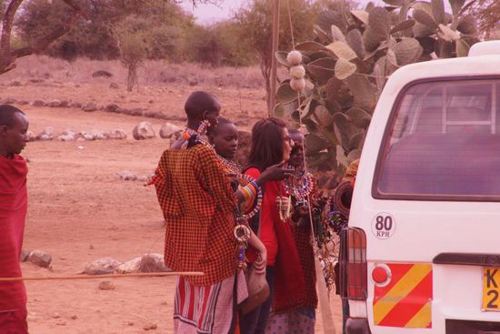 An den Gates der Nationalparks warten "mobile Shoppingcenter" auf die ausländischen Kunden.