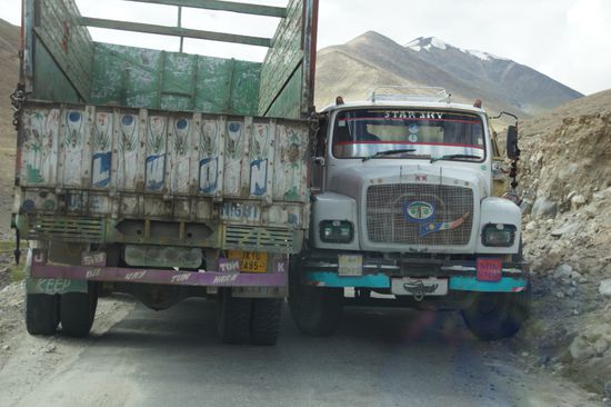 Typische Begegnung am Khardung La