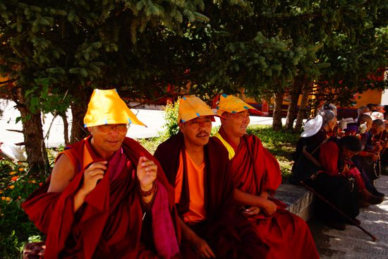 Auch Mönche brauchen mal Pause