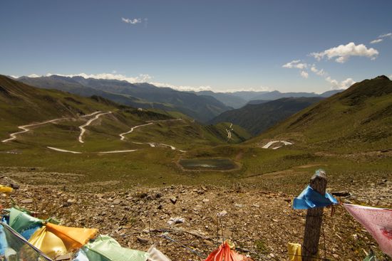 Letzter Pass vor unserem heutigen Ziel