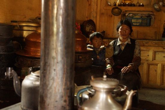 Die Großmutter mit dem Enkelsohn