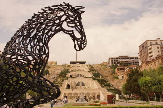 Städteplanerisch und von der Kunstszene her sehr reizvoll: Die Kaskade