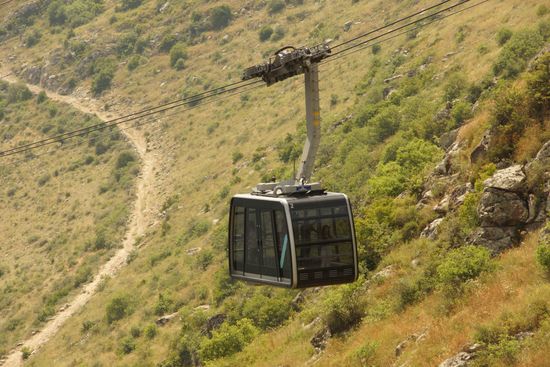 Der Flügel von Tatev, das wichtigste touristische Projekt im Süden Armeniens