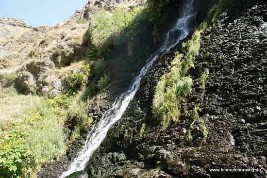 Der Wasserfall um 10:59 Uhr...