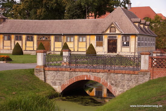 Brücke zum Schloss in Oranienbaum