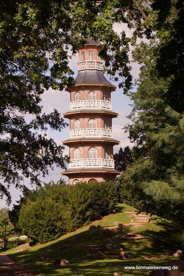 Die Pagode im Park von Oranienbaum