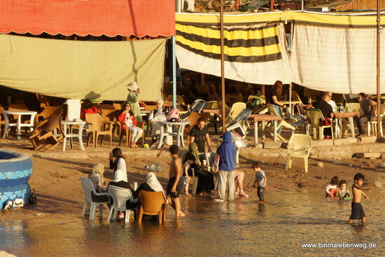 Am "Strand" von Aquaba