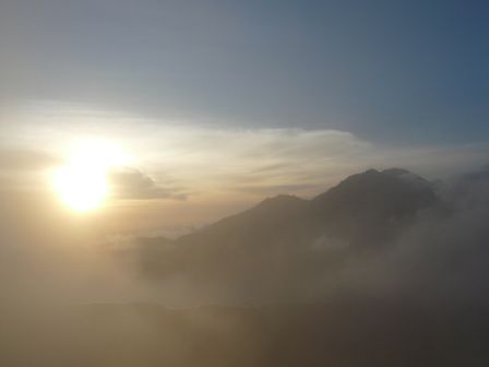 Blick Richtung Abang und Agung
