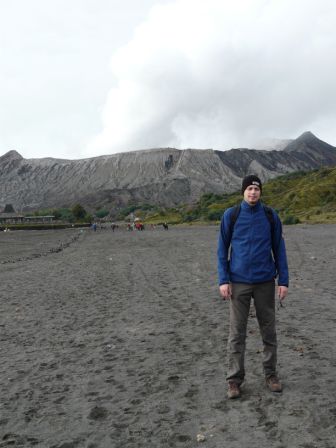Kurz vor dem Aufstieg zum Bromo