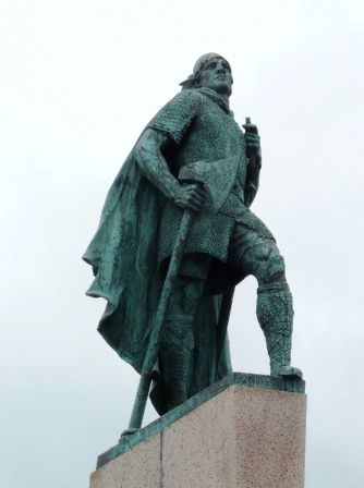 Die Statue zeigt Leifur Eiriksson, den "Entdecker" der Neuen Welt (und das 500 Jahre vor Kolumbus)