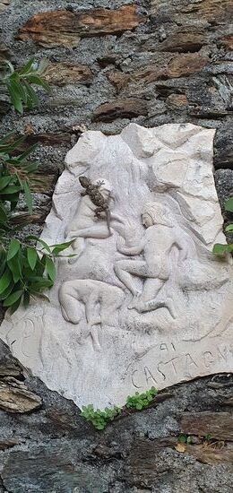 Einer der vielen Geckos im "Ai Castagni". Ich habe nur dort welche gesehen.