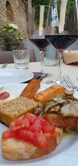 "Cos' ha di buono oggi?" Wenn man nach etwas Gutem fragt, bekommt man auch Gutes.