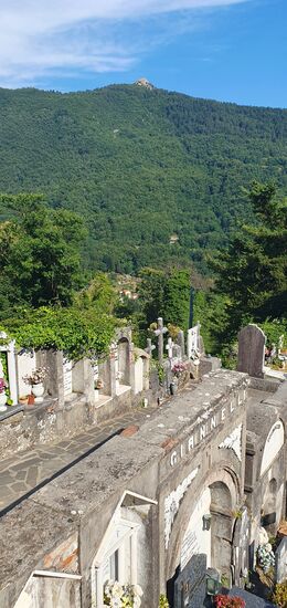 Der Friedhof von Terrinca.