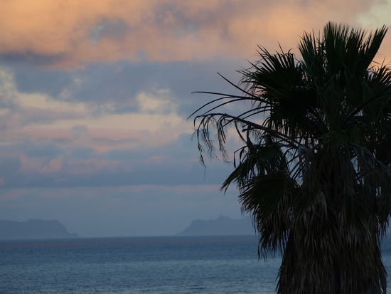 Der Ausblick aus unserem Zimmer, raffiniert fotografiert.